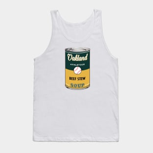 Oakland Athletics Soup Can Tank Top